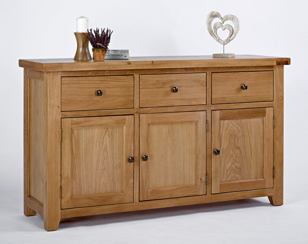 Devon Oak Sideboard Asia Dragon Furniture from London Nowoczesna jadalnia Komody i kredensy