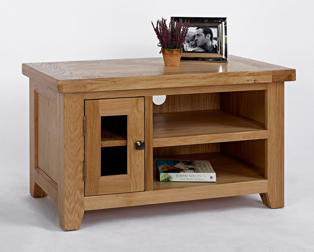 Devon Oak TV Unit Asia Dragon Furniture from London Modern Living Room TV stands & cabinets