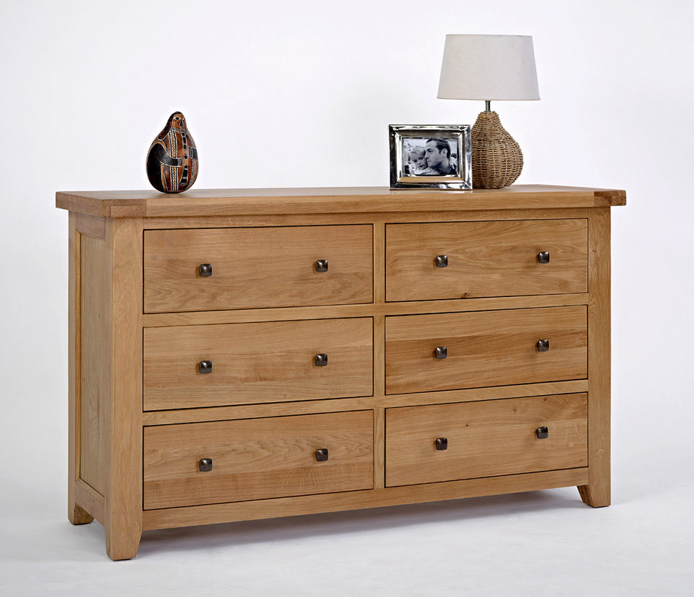 Devon Oak Chest Asia Dragon Furniture from London Nowoczesna garderoba Szafy i komody