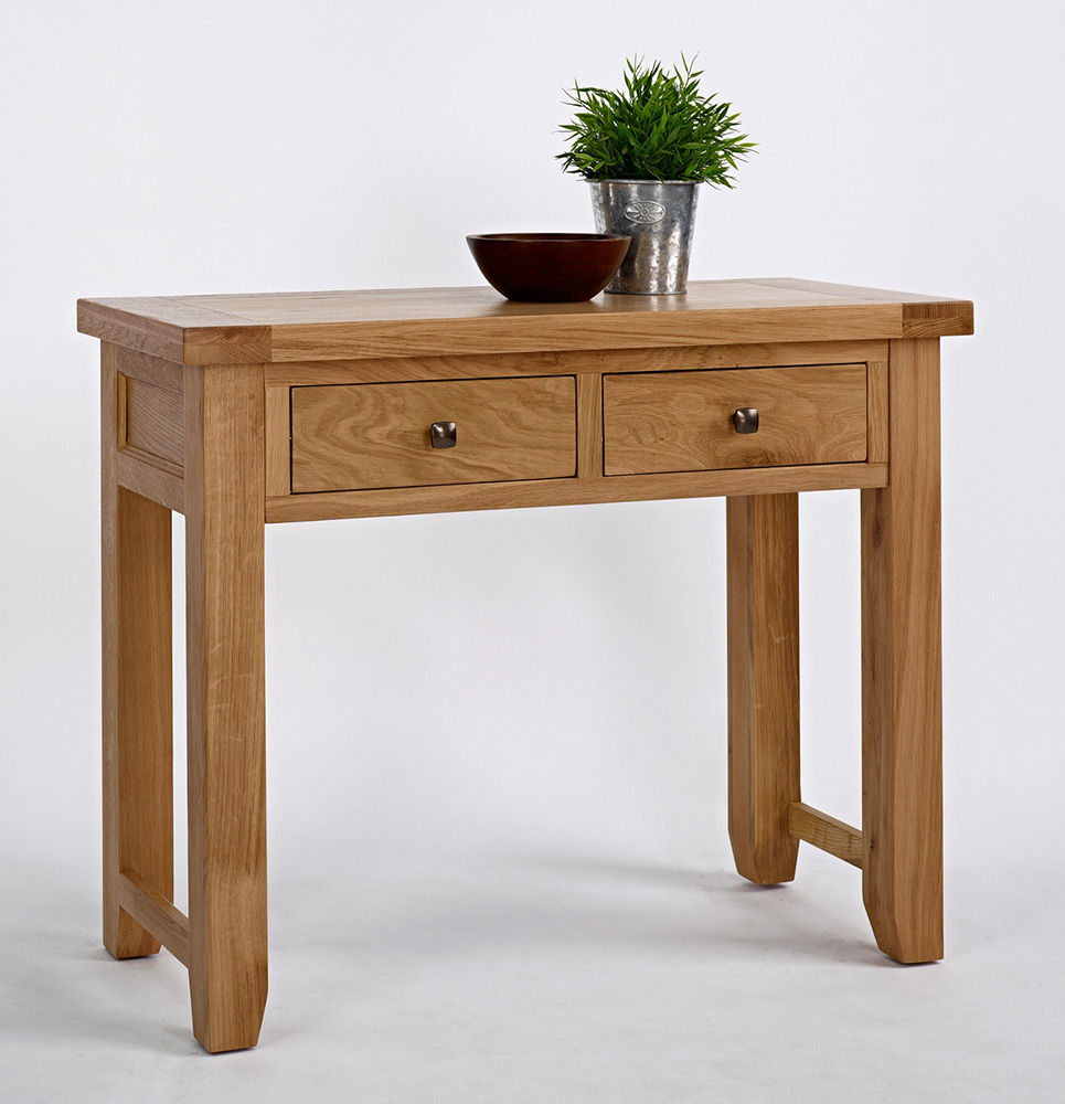 Devon Oak Console Table Asia Dragon Furniture from London غرفة المعيشة خزانات و أدراج جانبية