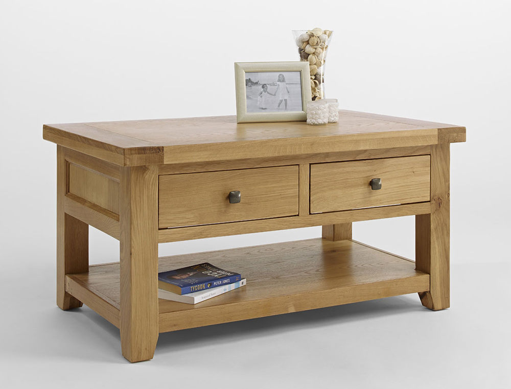 Devon Oak Coffee Table Asia Dragon Furniture from London Modern living room Side tables & trays