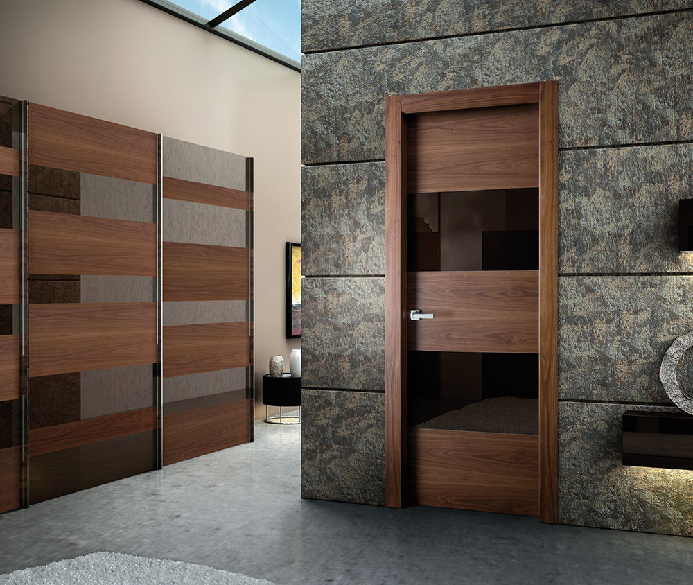 Hermes Puertas Castalla Puertas modernas Madera Acabado en madera Puertas