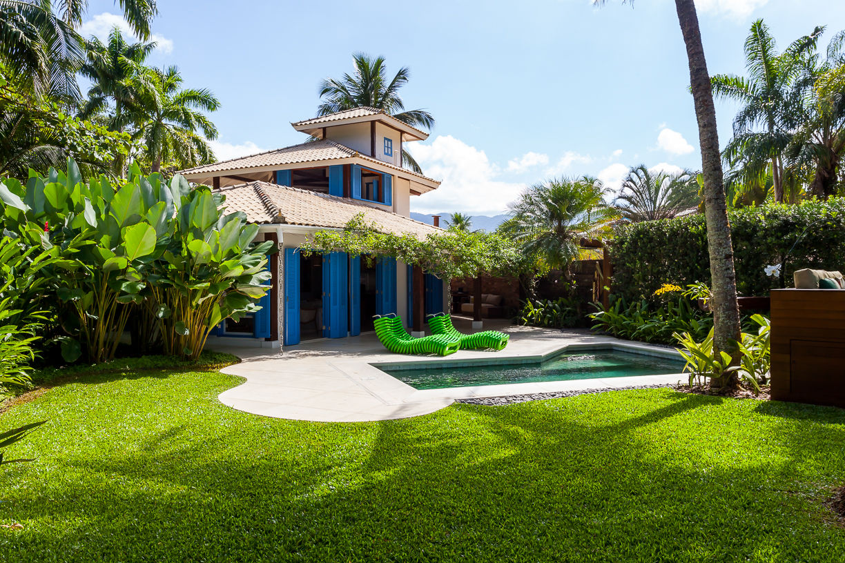 Casa Caiçara, RAC ARQUITETURA RAC ARQUITETURA Kolonyal Evler