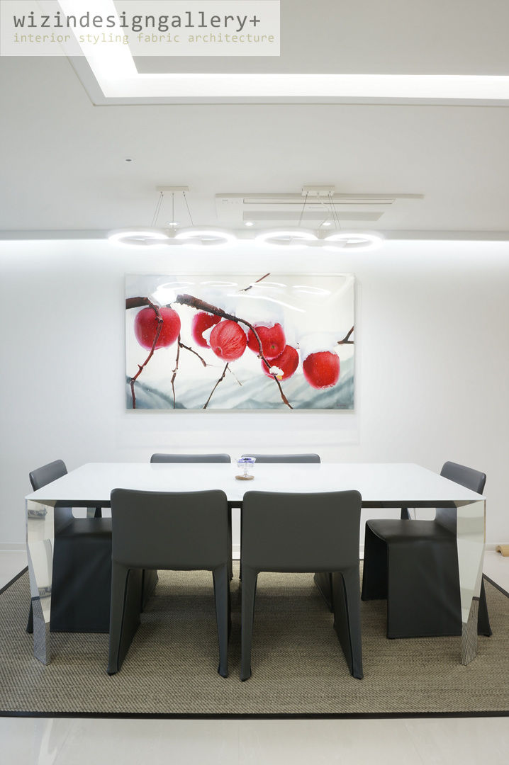 반포 래미안퍼스티지, wizingallery wizingallery Modern dining room