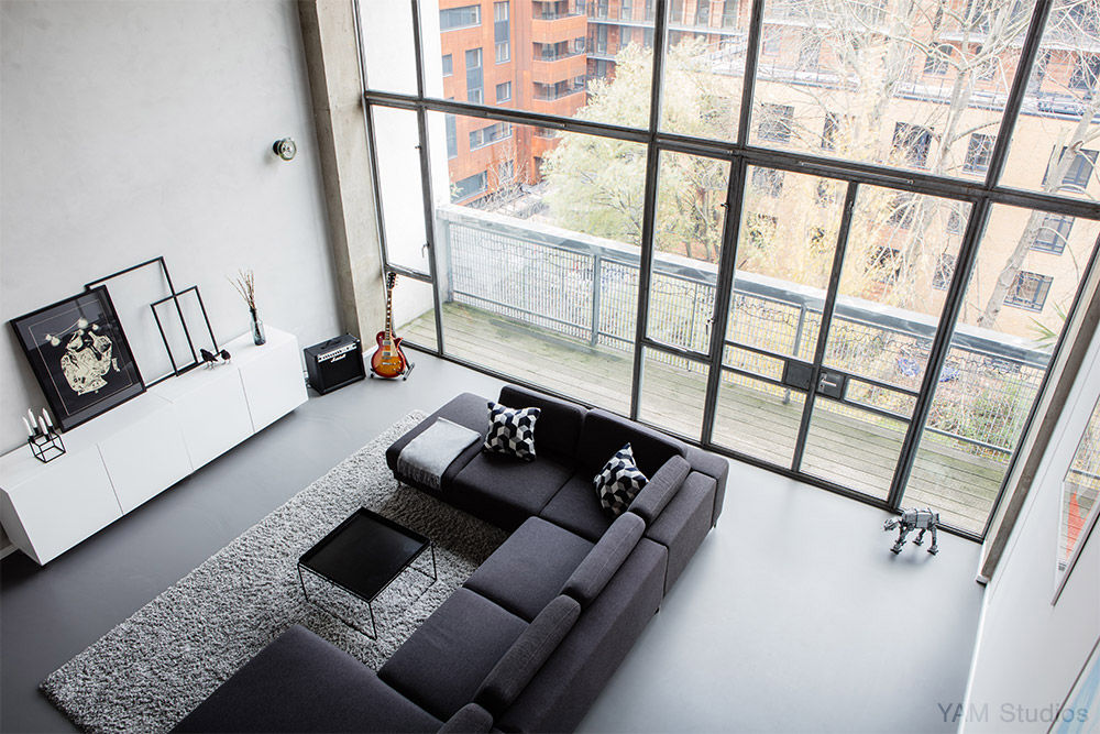 Old Street Duplex 03 homify Industrial style living room