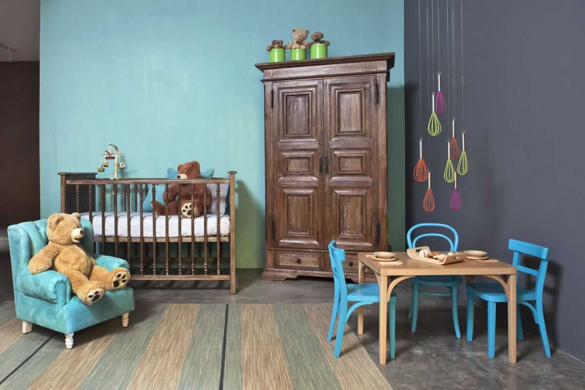 Muebles para bebés, MARIANGEL COGHLAN MARIANGEL COGHLAN Детская комнатa в рустикальном стиле Шкафы для одежды и комоды