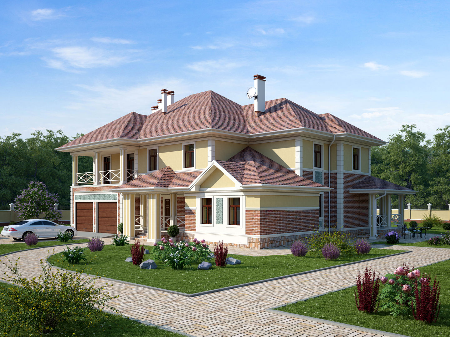 Эдем_415 кв.м., Vesco Construction Vesco Construction Casas clásicas