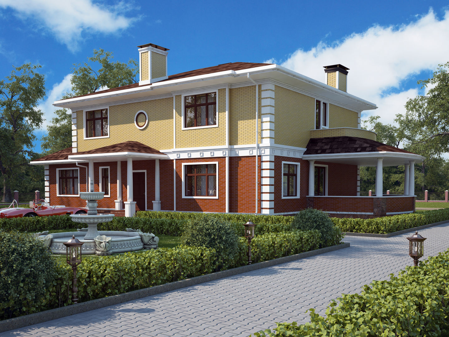 Валенсия_331,7 кв.м., Vesco Construction Vesco Construction Classic style houses