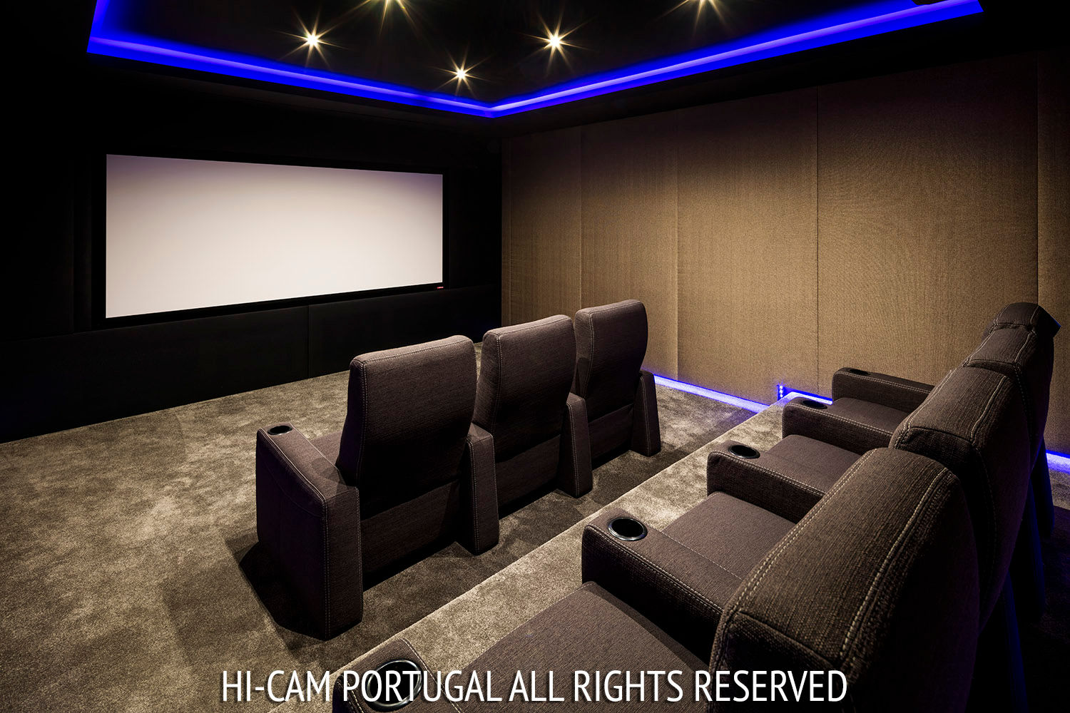 Monte Golf, Hi-cam Portugal Hi-cam Portugal Modern style media rooms