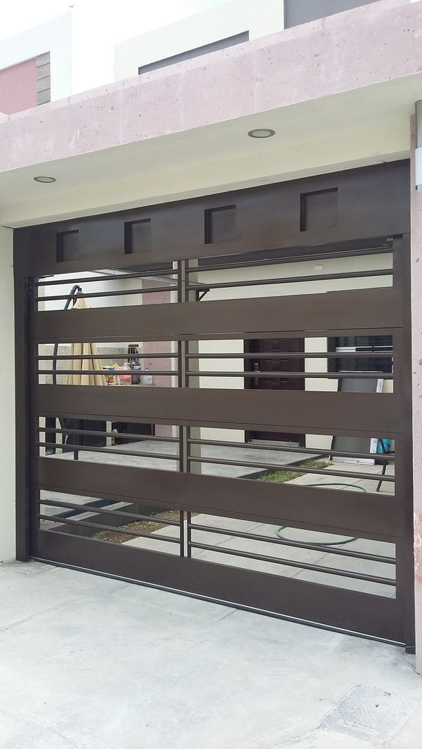 Portón ascendente, Elite Puertas Automaticas Elite Puertas Automaticas Nhà để xe/nhà kho phong cách hiện đại Sắt / thép