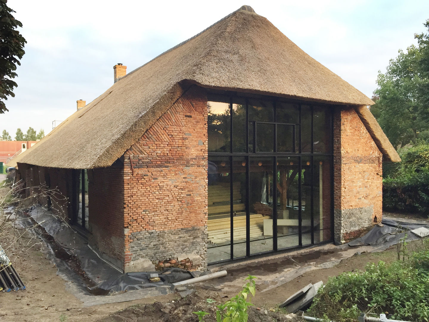 Moderne monumentale boerderij, Arend Groenewegen Architect BNA Arend Groenewegen Architect BNA Country style house