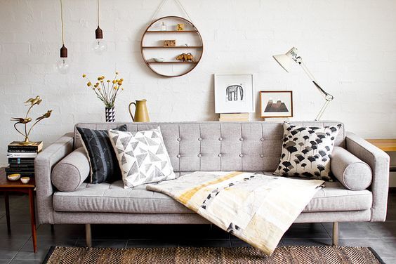 Sofa a medida, Interiores y Muebles Interiores y Muebles 北欧デザインの リビング ソファー＆アームチェア