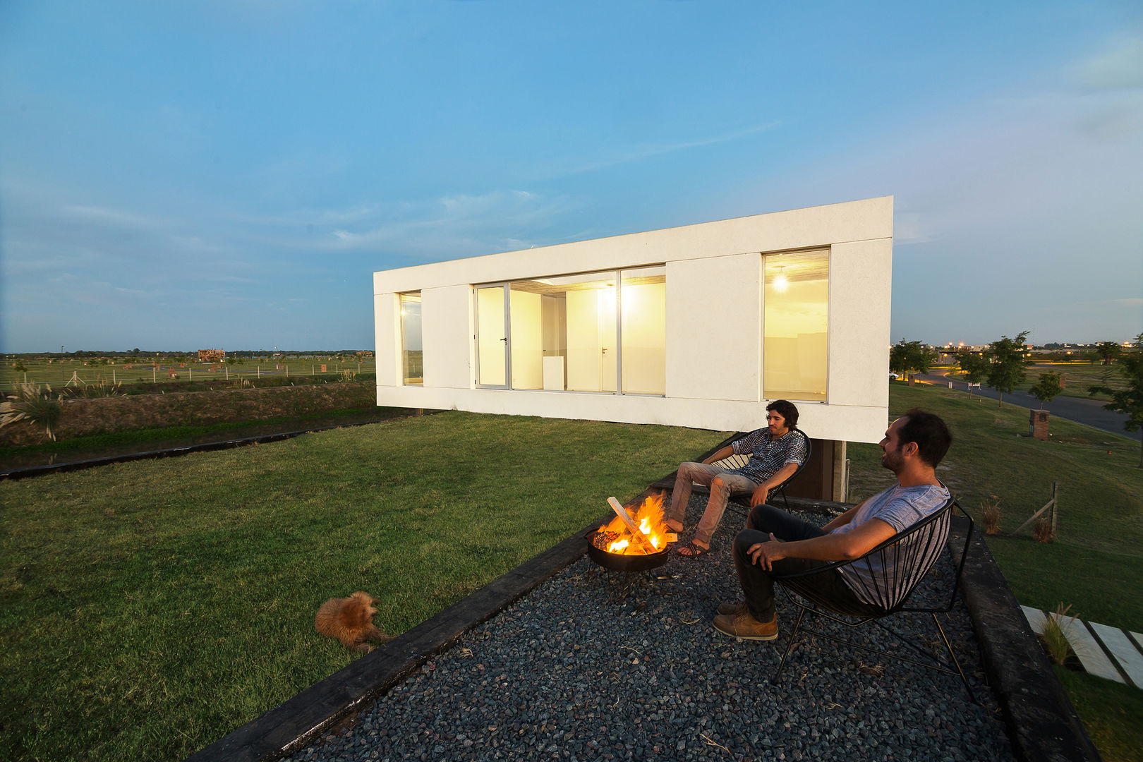Casa CG342 - Casa sustentable, BAM! arquitectura BAM! arquitectura Modern Terrace Concrete