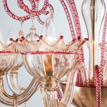 Murano Glass Chandelier - MOCENIGO YourMurano Lighting UK Klasik Çocuk Odası Cam Işıklandırma