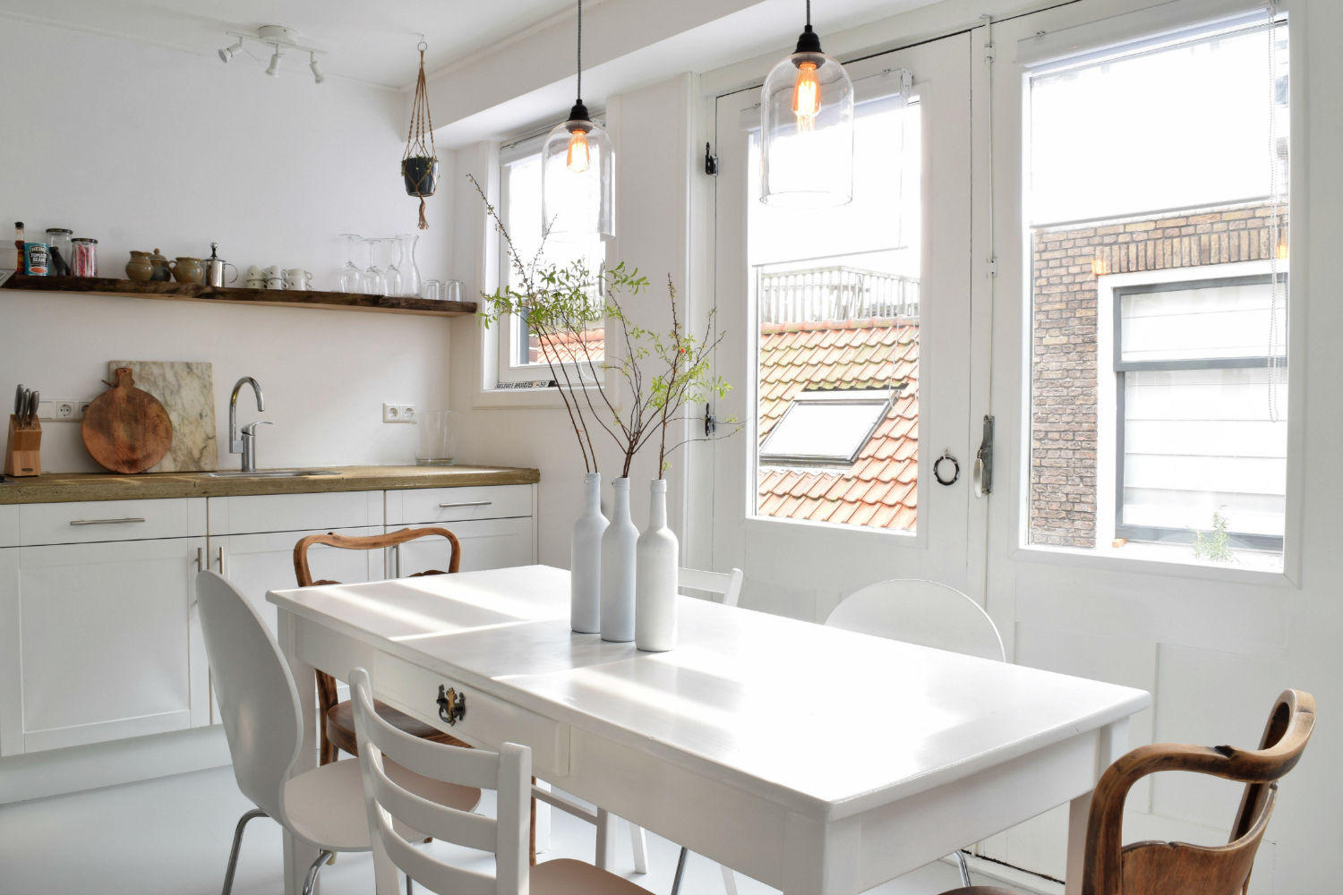 Appartement tbv verhuur in Haarlem, Atelier09 Atelier09 Nhà bếp phong cách công nghiệp