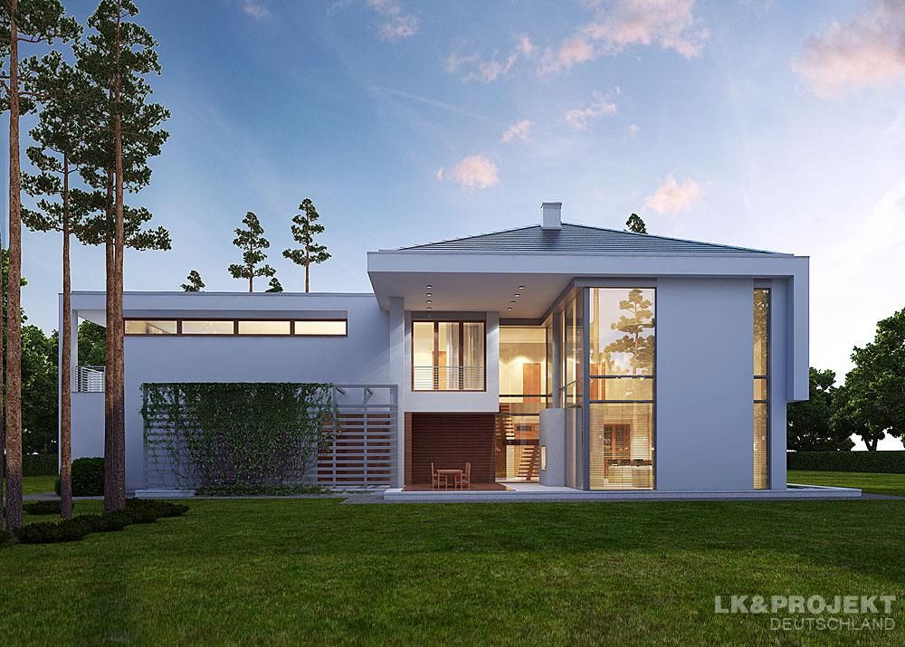 Modernes Architektenhaus, das Freude macht. , LK&Projekt GmbH LK&Projekt GmbH Rumah Modern
