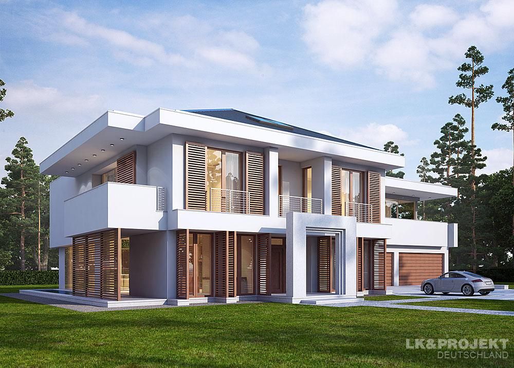 Modernes Architektenhaus, das Freude macht. , LK&Projekt GmbH LK&Projekt GmbH Casas modernas