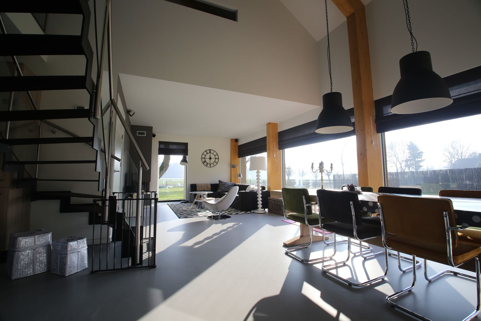 Woning te Nijverdal, Hoogsteder Architecten Hoogsteder Architecten Minimalist Oturma Odası