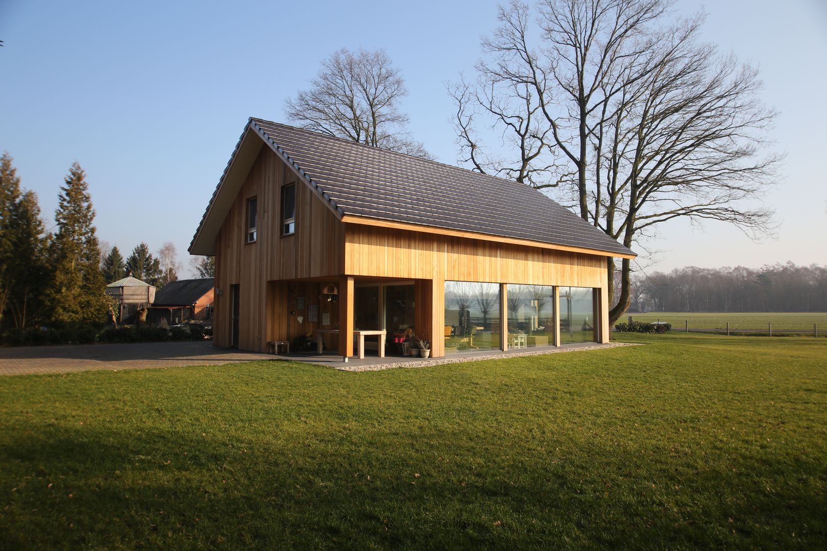 Woning te Nijverdal, Hoogsteder Architecten Hoogsteder Architecten Rumah Gaya Skandinavia Kayu Wood effect