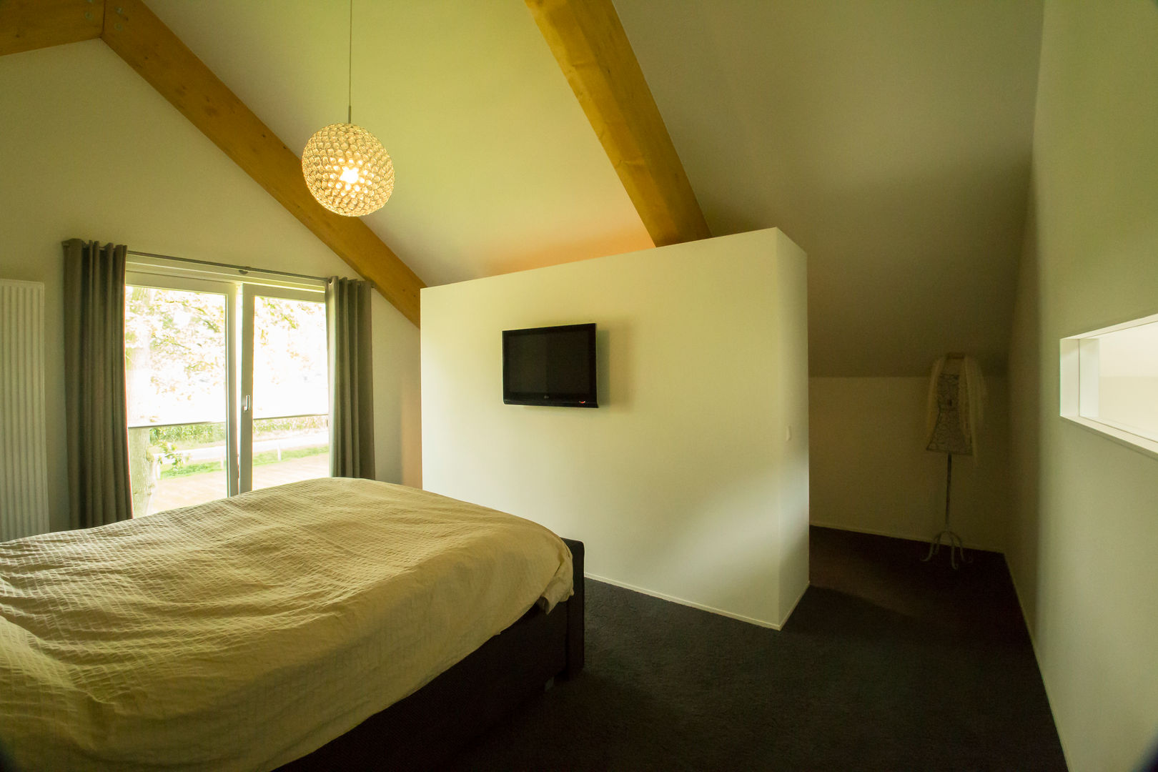 Woning te Nijverdal, Hoogsteder Architecten Hoogsteder Architecten Camera da letto in stile rustico Legno Effetto legno