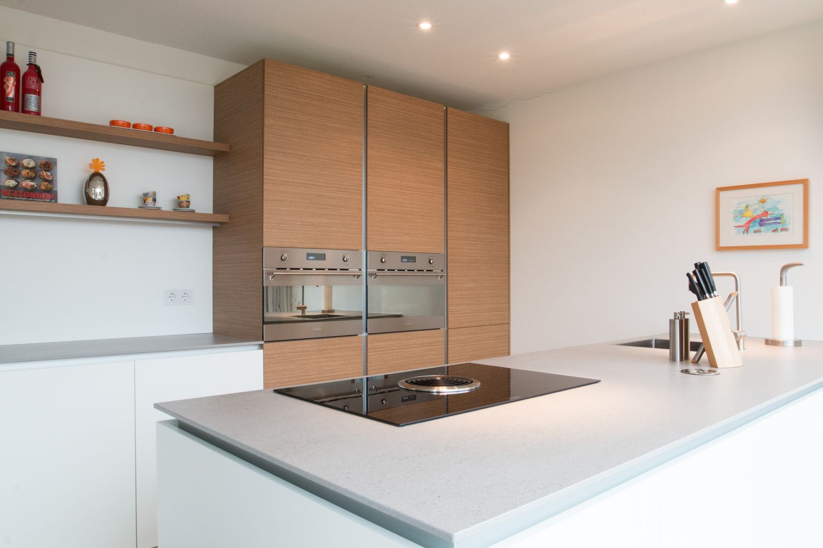 Metamorfose van jaren '60 bungalow, Architect2GO Architect2GO Cocinas de estilo moderno Madera Acabado en madera