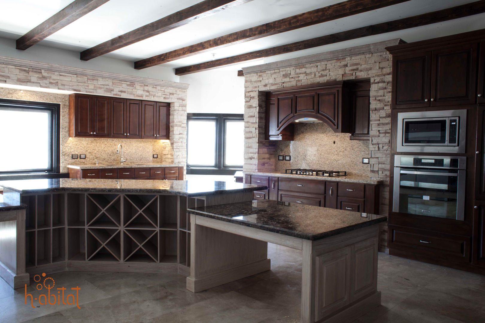 Cocina Campestre, H-abitat Diseño & Interiores H-abitat Diseño & Interiores Wine cellar لکڑی Wood effect