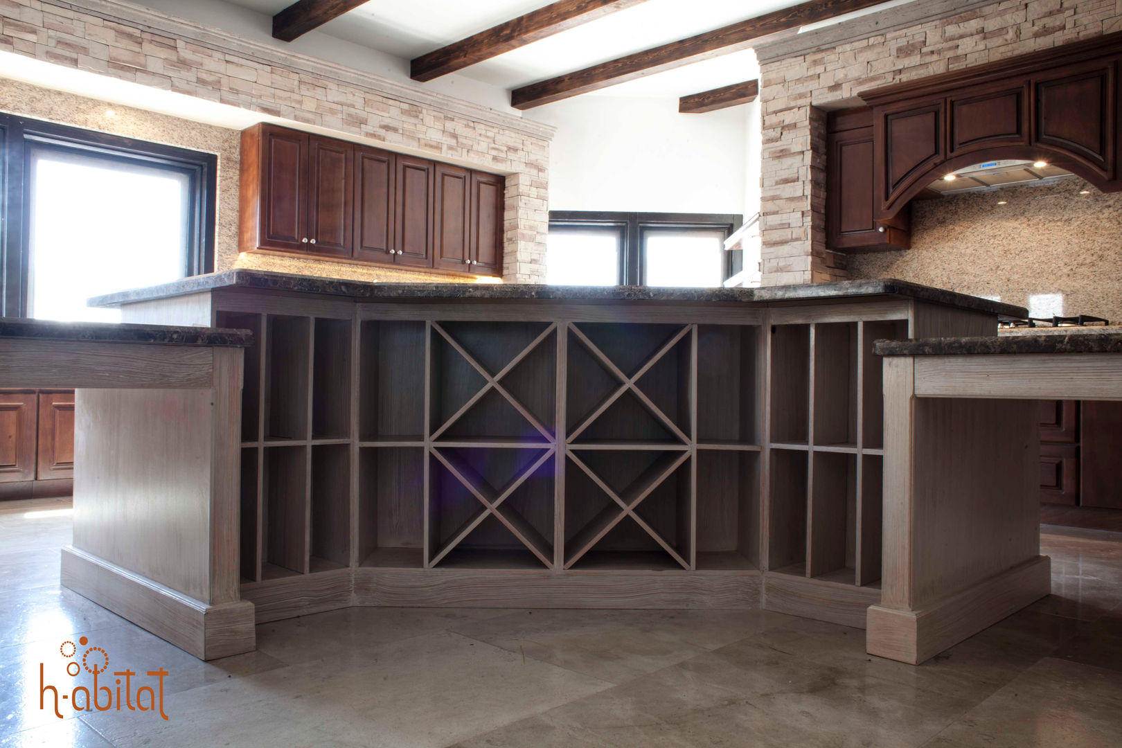 Cocina Campestre, H-abitat Diseño & Interiores H-abitat Diseño & Interiores Wine cellar لکڑی Wood effect