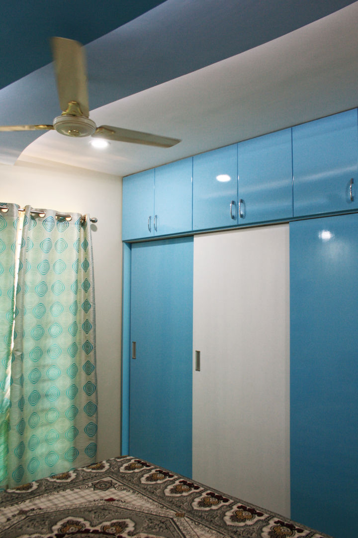 3bhk apartment in Appasamy Mapleton, Pallikaranai.. , Ashpra Interiors Ashpra Interiors Dormitorios asiáticos