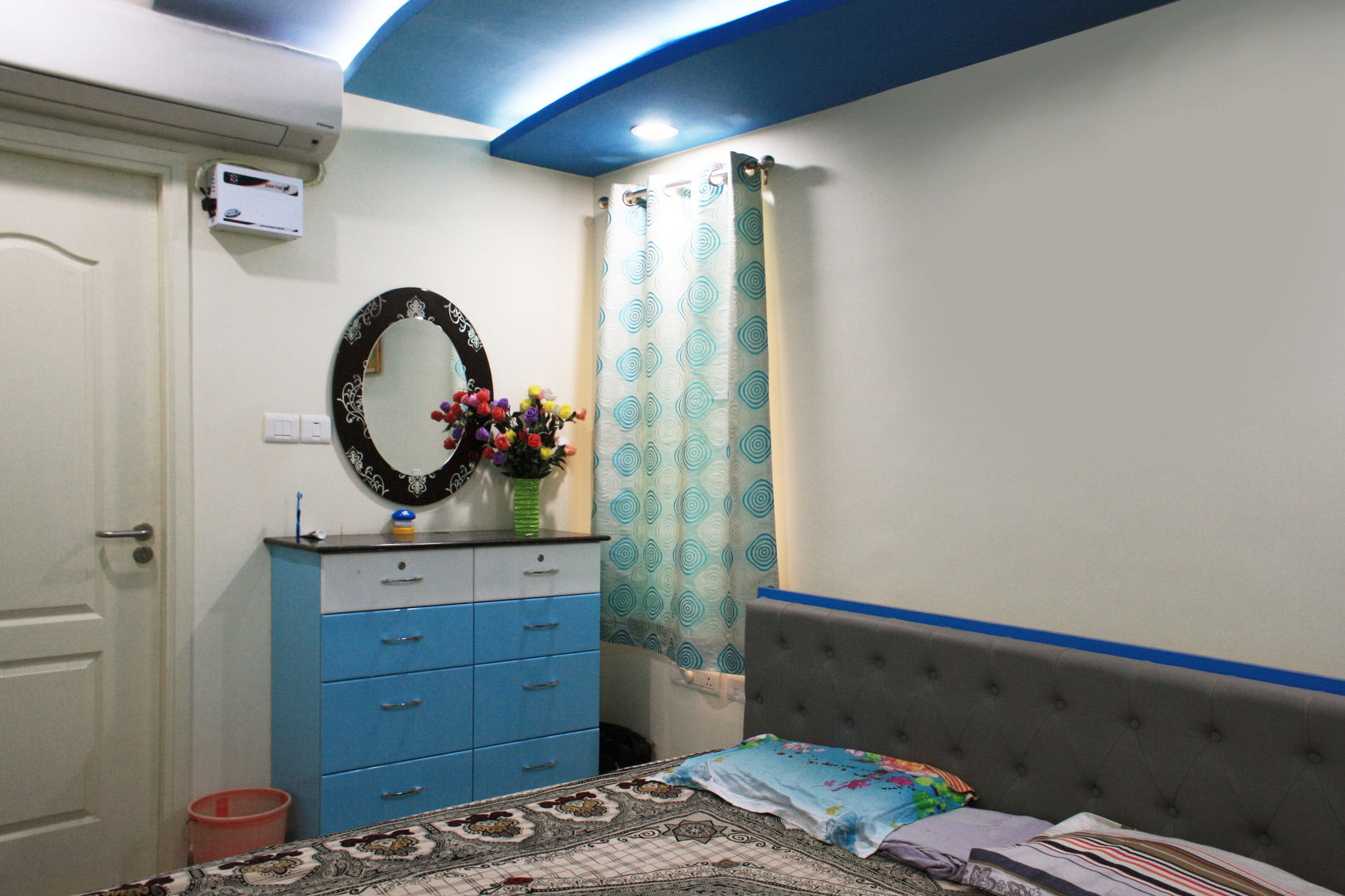 3bhk apartment in Appasamy Mapleton, Pallikaranai.. , Ashpra Interiors Ashpra Interiors Dormitorios de estilo asiático