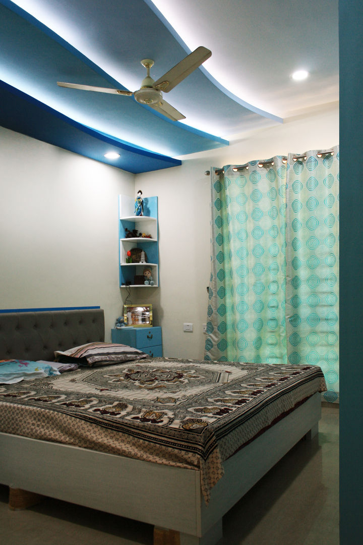 3bhk apartment in Appasamy Mapleton, Pallikaranai.. , Ashpra Interiors Ashpra Interiors Asian style bedroom