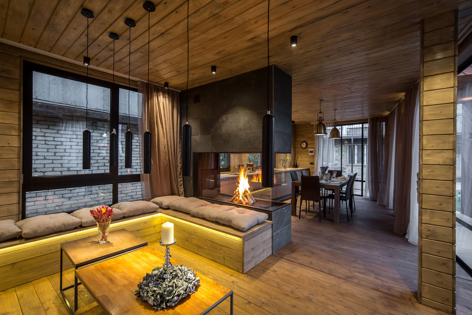 Камин Virtu , Fineline.ru Fineline.ru Modern living room Iron/Steel Fireplaces & accessories