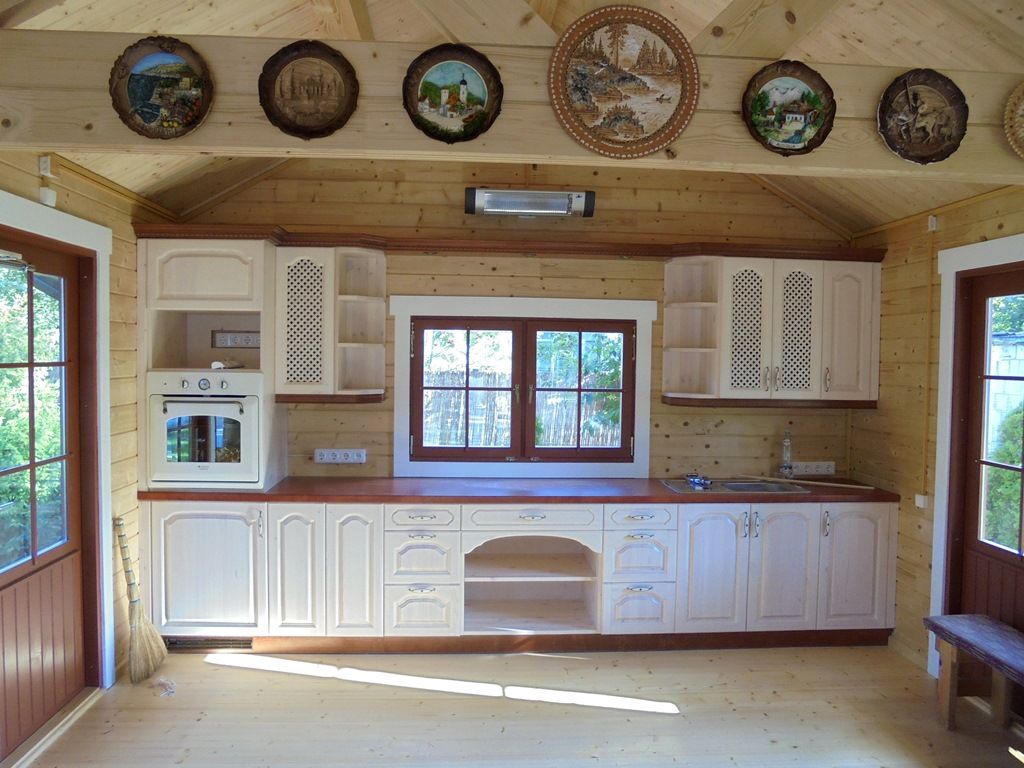 Решение в студио URBAN wood Кухня в скандинавском стиле Твердая древесина Многоцветный кухни,Кухонная мебель