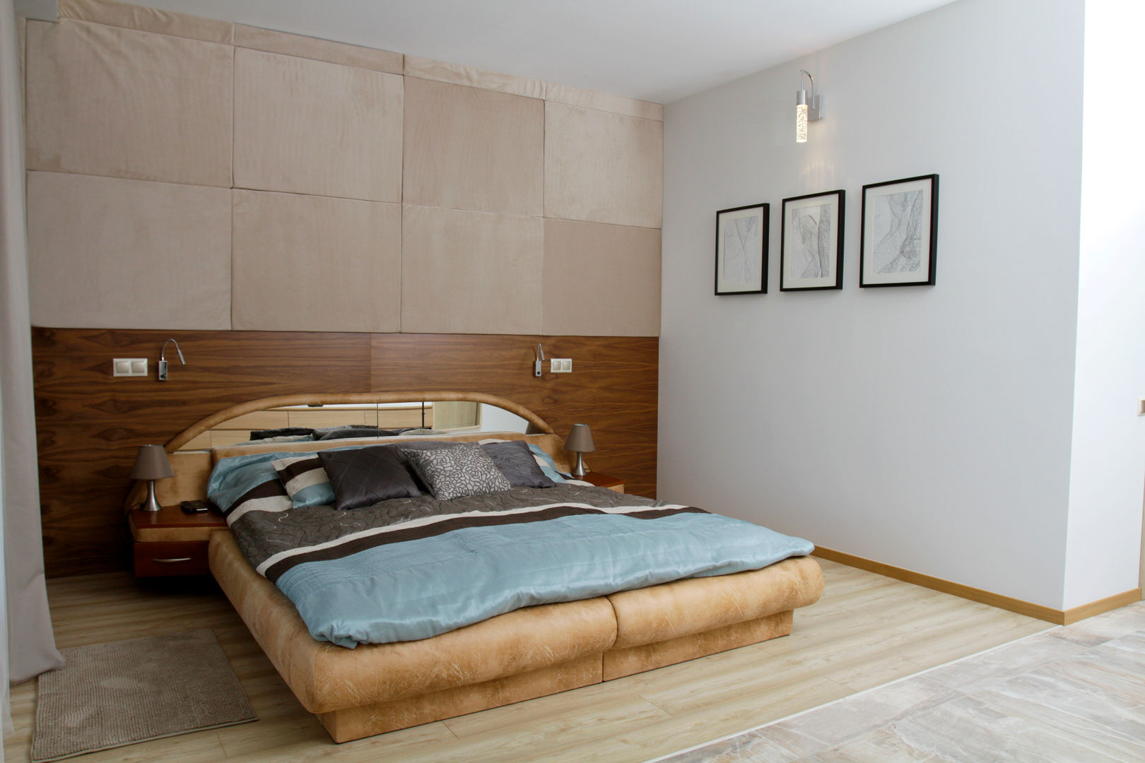 Modernistyczny dom w górach, in2home in2home Modern style bedroom Wood Wood effect