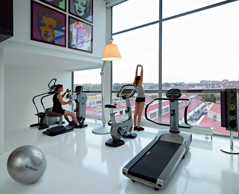 Salle de sport à domicile, Athletica Design Athletica Design Ruang Fitness