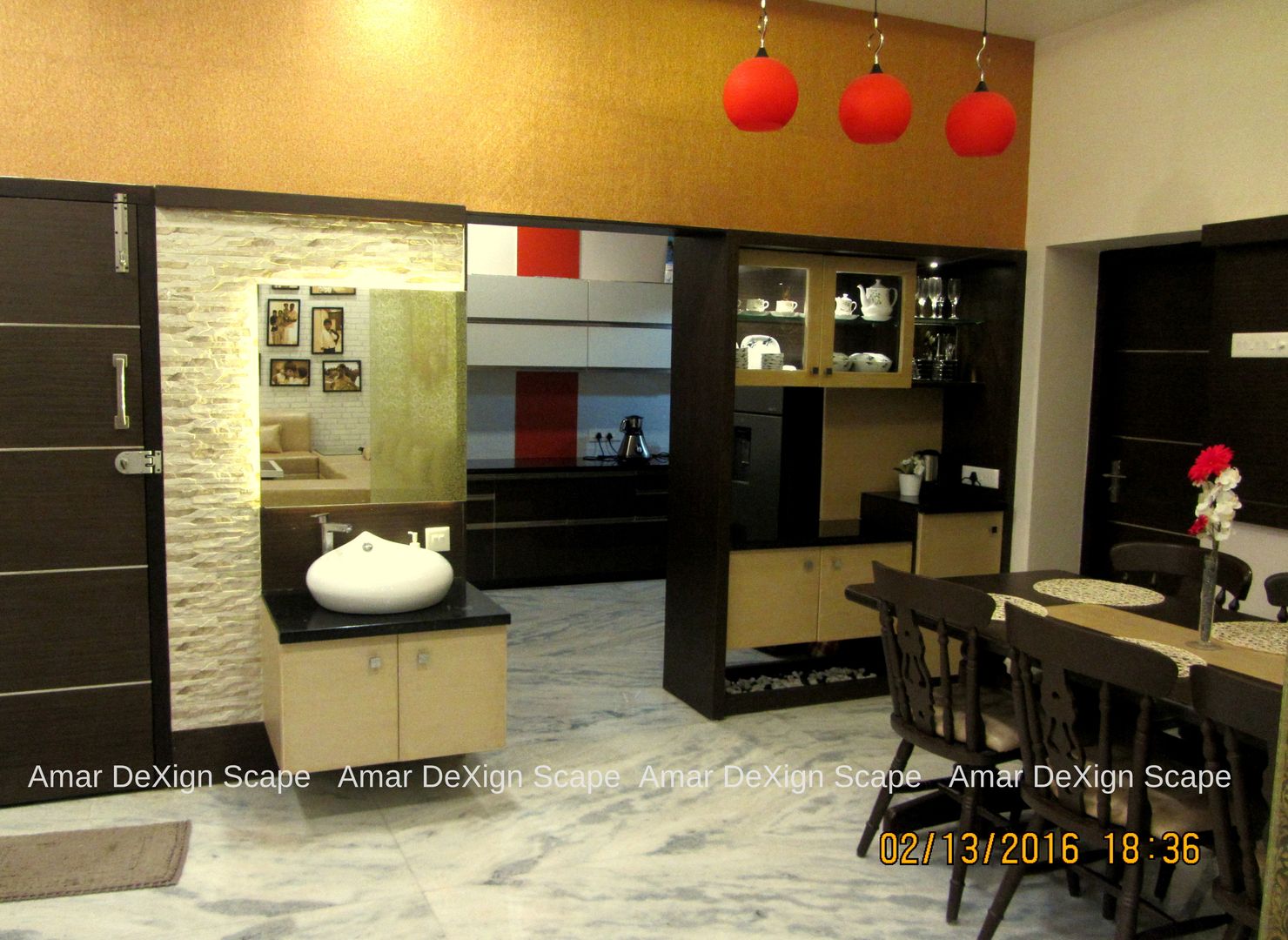 Mr.Senthil & Family Interior Renovation , Amar DeXign Scape Amar DeXign Scape غرفة السفرة