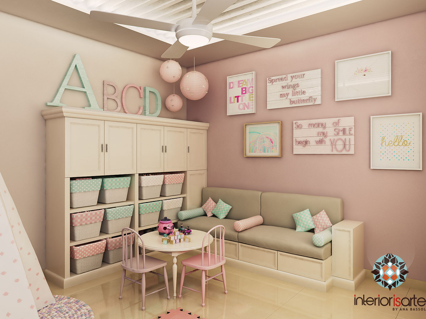 Cuarto de juegos Interiorisarte Dormitorios infantiles de estilo moderno