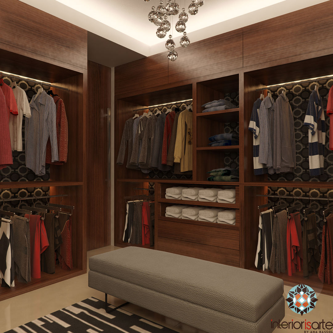 Closet Vestidor Interiorisarte Vestidores modernos