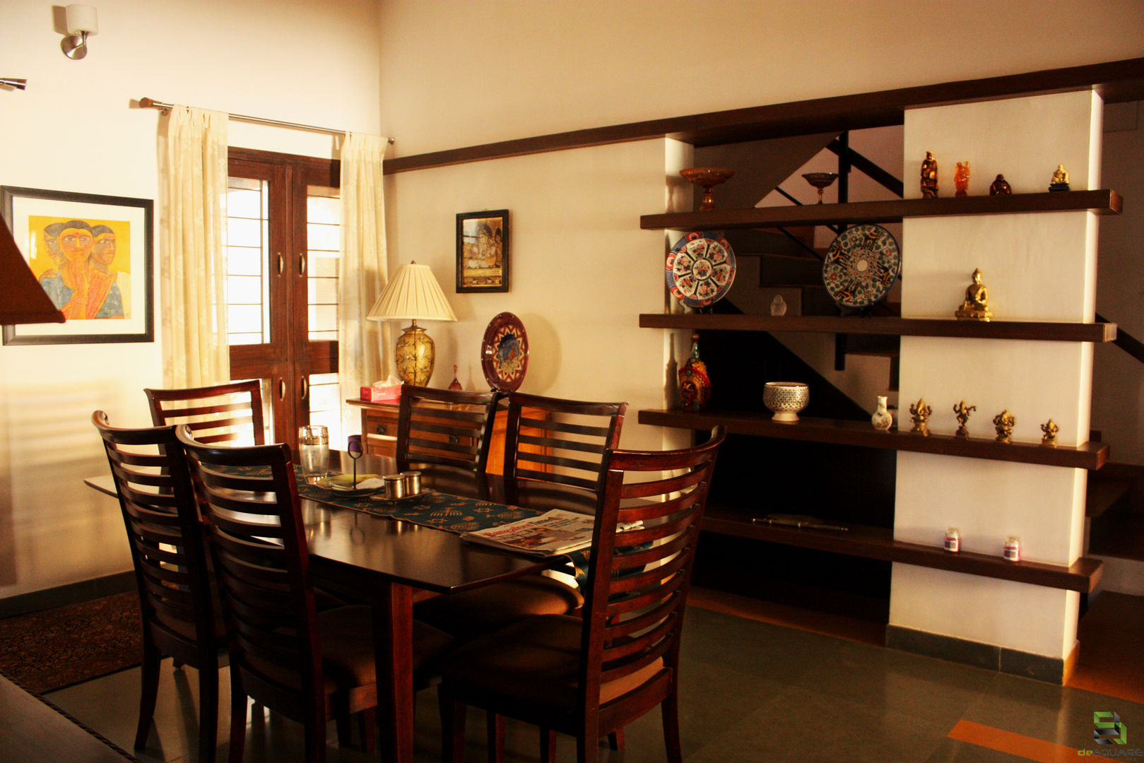 RESIDENCE FOR TALWAR, de square de square Classic style dining room