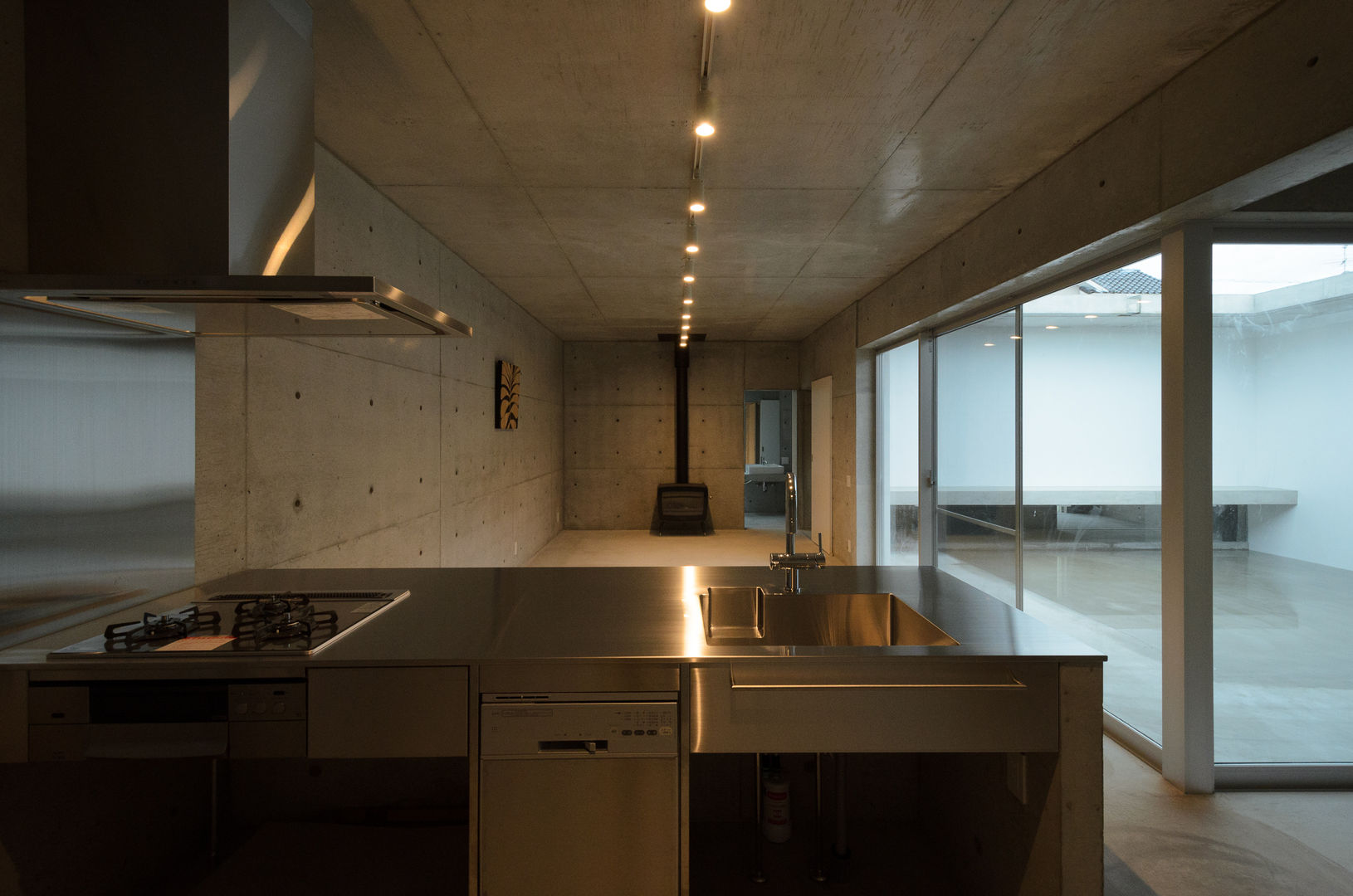 みなも, 風景のある家.LLC 風景のある家.LLC Cocinas de estilo minimalista Concreto