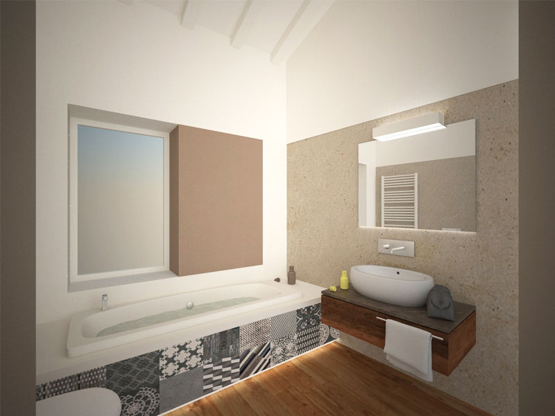 Residenza al Duomo, B+P architetti B+P architetti Modern Bathroom