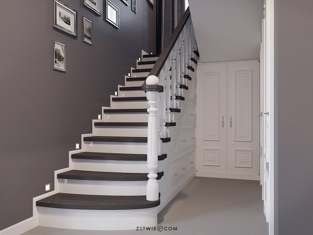 homify Pasillos, vestíbulos y escaleras clásicas