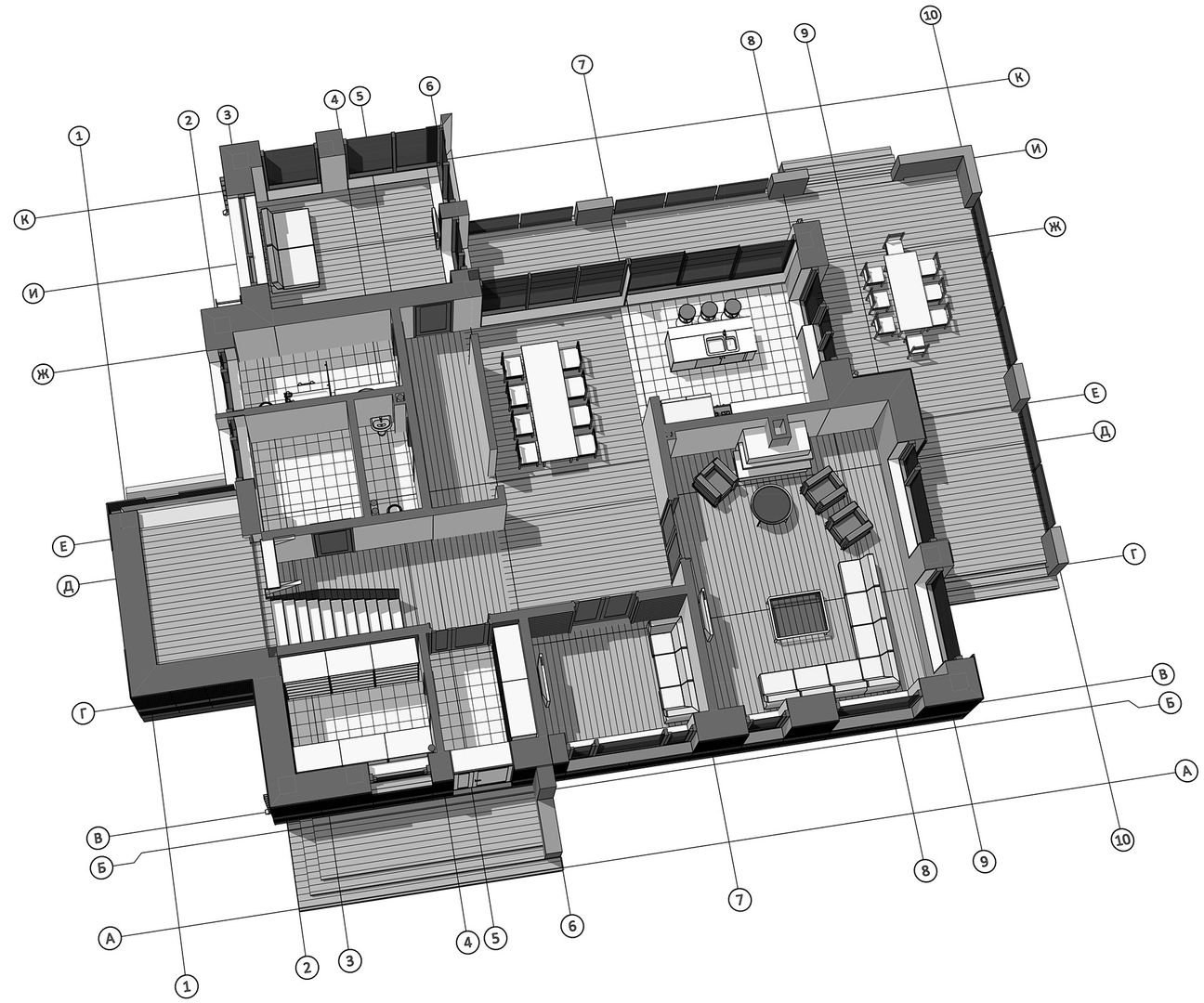 Современный дом у озера | homify