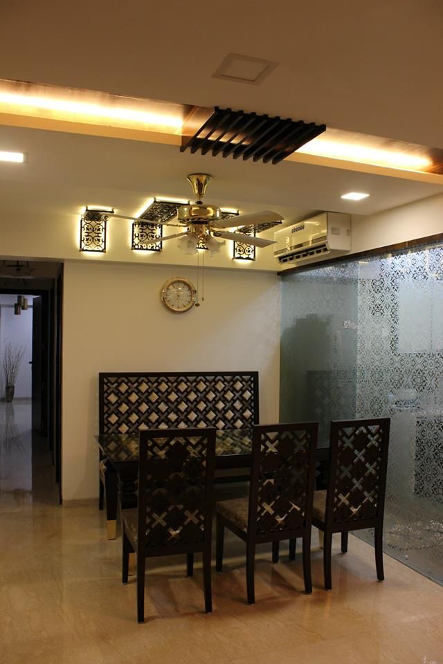 residence, NCA naresh chandwani & associates NCA naresh chandwani & associates غرفة السفرة خشب نقي Multicolored