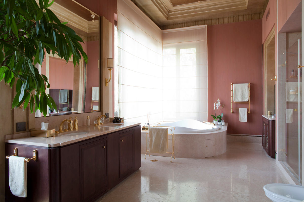 Banana House, FABER GROUP FABER GROUP Ванная в классическом стиле ванная,главная ванная,ванная комната