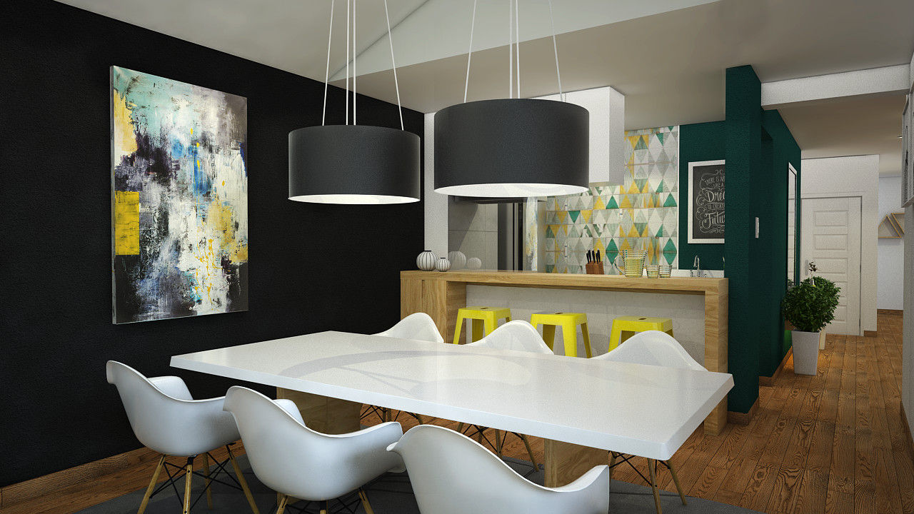 CERRO AZUL, Kuro Design Studio Kuro Design Studio Scandinavian style dining room