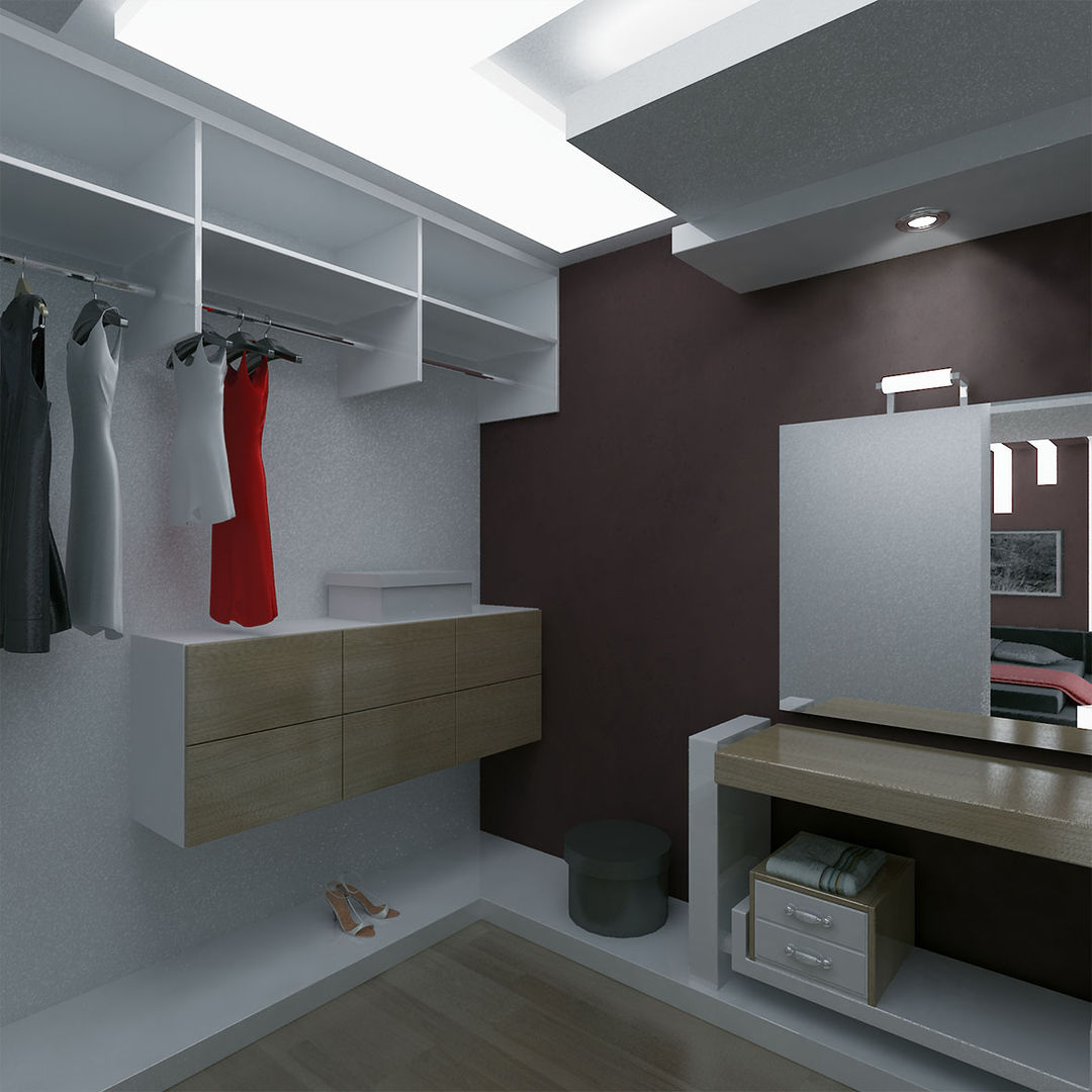 homify Modern dressing room