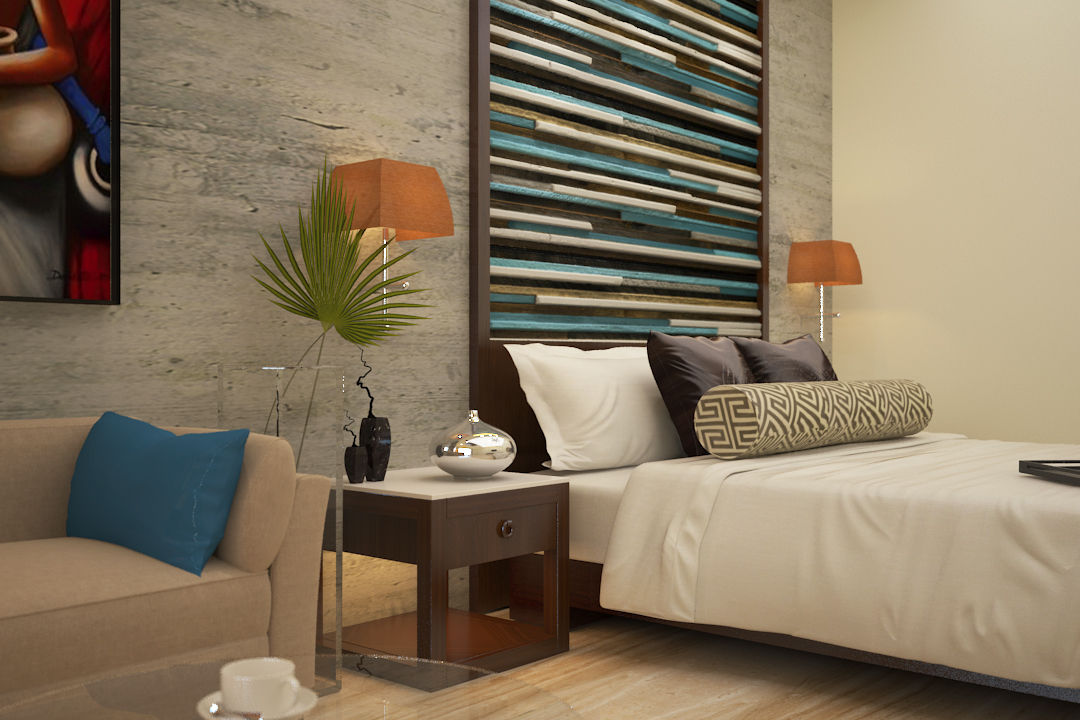 homify Dormitorios de estilo asiático Derivados de madera Transparente