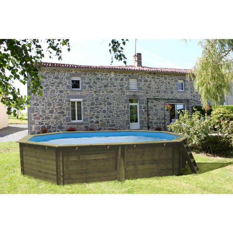 Piscinas em Madeira de grande qualidade, Piscinas desmontaveis Piscinas desmontaveis Rustic style pool Wood Wood effect Pool