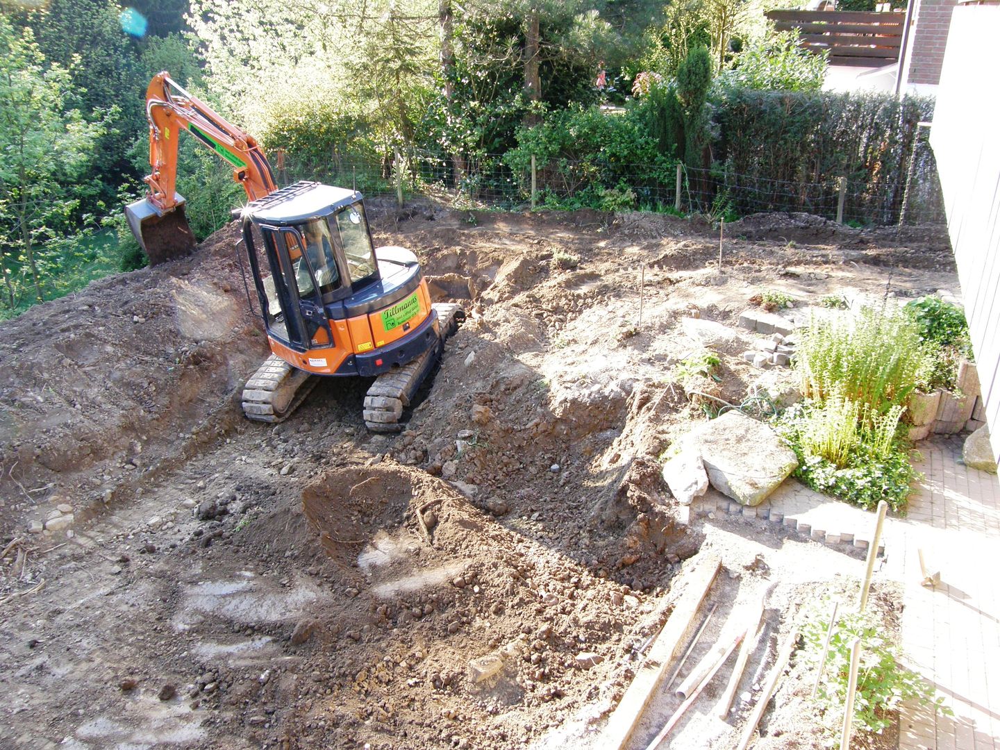 Galabauarbeiten im Garten Hesselbach GmbH Mediterranean style garden garten,gartenarbeit,galabau