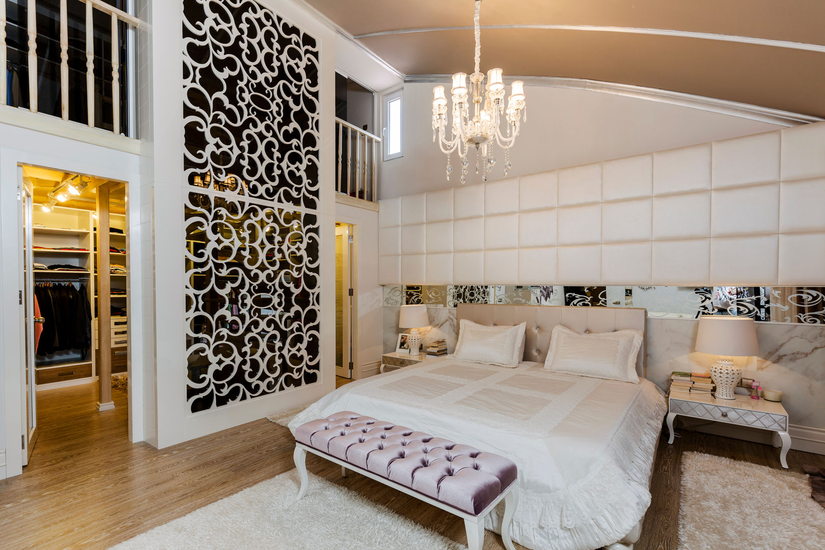 BILGE & AHMET SEZER EVI, Mimoza Mimarlık Mimoza Mimarlık Спальня в классическом стиле